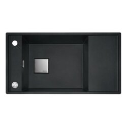 Franke Spüle Fresno FSG 211 Fragranit+ flächenbündig einbaubar oder unterbaubar, Onyx