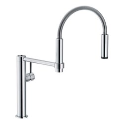 Franke Küchenarmatur Pescara 360° | Flexauslauf, 2 Strahlarten
