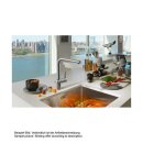 Franke Küchenarmatur Atlas Neo Window Zugauslauf Hochdruck Edelstahl massiv ausziehbarer Schlauch