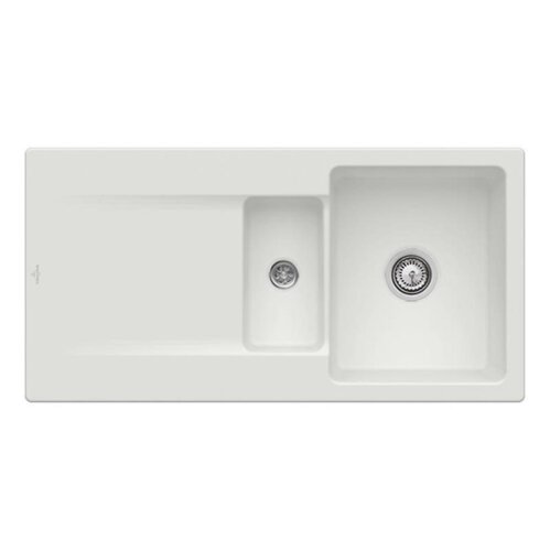 Villeroy & Boch Einbauspüle Siluet 60 R mit Handbetätigung Classicline SM Steam