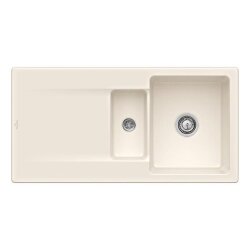 Villeroy & Boch Einbauspüle Siluet 60 R mit Handbetätigung Classicline KR Crema