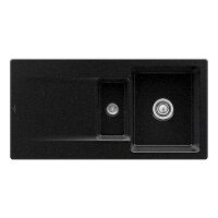 Villeroy & Boch Einbauspüle Siluet 60 R Flat flächenbündig mit Excenterbetätigung Premiumline J0 Chromit