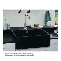 Villeroy & Boch Spülmodul Spülstein Doppelbecken 90 X mit Excenterbetätigung Classicline R1 Weiß (alpin) glänzend