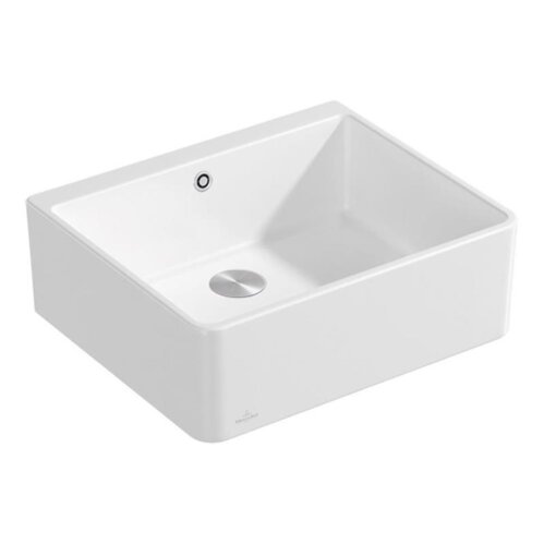 Villeroy & Boch Spülmodul Spülstein Einzelbecken 60 X mit Handbetätigung Classicline RW Stone White