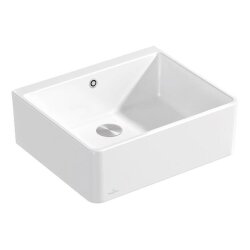 Villeroy & Boch Spülmodul Spülstein Einzelbecken 60 X mit Handbetätigung Classicline R1 Weiß (alpin) glänzend