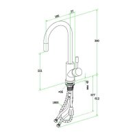 Villeroy & Boch Küchenarmatur Umbrella Flex