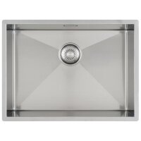 Caressi Einbauspüle CAPPR6R0 CAPP55R6R0 59 x 44 cm Edelstahl