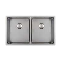 Caressi Einbauspüle CAPPR10 CAPP3434R10 74 x 44 cm Edelstahl