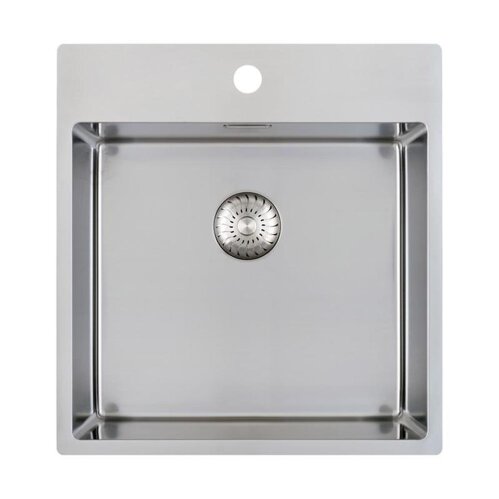 Caressi Einbauspüle CAPPR10 CAPP45KR10 49 x 52 cm Edelstahl