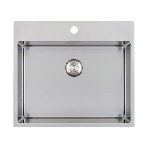 Caressi Einbauspüle CAPPR10 CAPP55KR10 59 x 52 cm Edelstahl