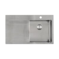 Caressi Einbauspüle CAPPABR und ABL CAPP40 86 x 52 cm Edelstahl