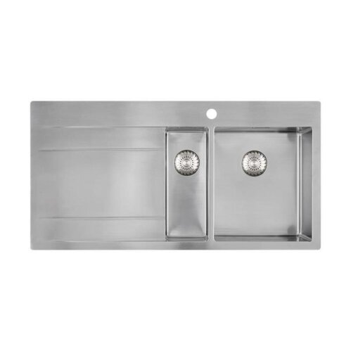 Caressi Einbauspüle CAPP1534ABR / CAPP3415ABL 101 x 52 cm Edelstahl