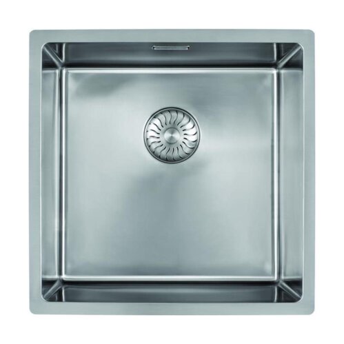 Caressi Einbauspüle Basic Line CABLPP40R10 44 x 44 cm Edelstahl