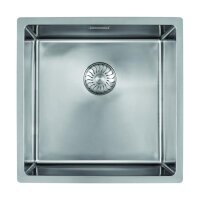 Caressi Einbauspüle Basic Line CABLPP40R10 44 x 44 cm Edelstahl