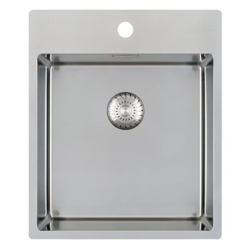 Caressi Einbauspüle Basic Line CABLPP40KR10 44 x 52 cm Edelstahl