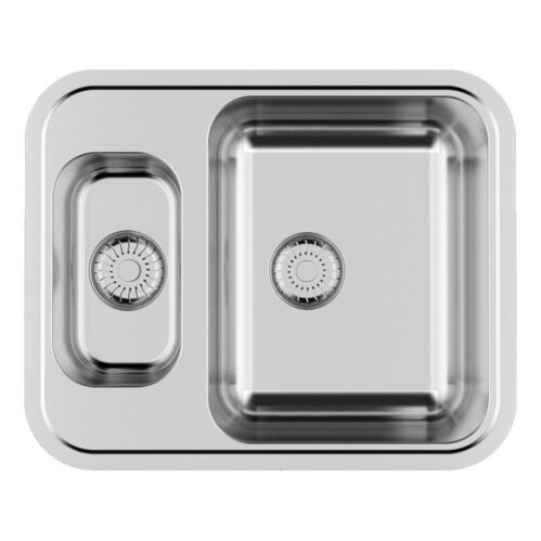 Caressi Einbauspüle Basic Line CABLPP1532R50 56,5 x 46 cm Edelstahl