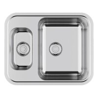 Caressi Einbauspüle Basic Line CABLPP1532R50 56,5 x 46 cm Edelstahl