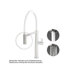 Caressi Dualjet CADJ107108BK Zweistrahl-Auslauf, schwarz