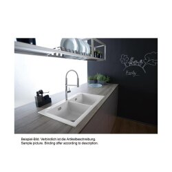 Systemceram Einbauspüle KeraDomo MERA TWIN