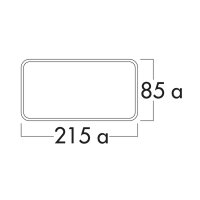 Naber COMPAIR System flow 150 Rückstauklappe eckig Edelstahl