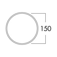 Naber COMPAIR Mauerkasten E-Jal 150 inkl. THERMOBOX, Jalousie Edelstahl, innen Rundrohr-Anschluss