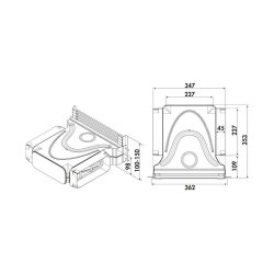 Naber PRIME flow GREENflow Filterbox, grau