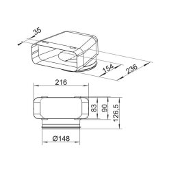 Naber COMPAIR System Ø 150 Stahl SF-UR 150...