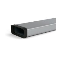 Naber COMPAIR System Ø 150 Stahl SF-VRO 150 Flachkanalrohr, verzinkter Stahl