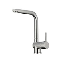 Naber Einbauspülen-Set Riva 4 Edelstahl mit Küchenarmatur Drive 2 Chrom Hochdruck