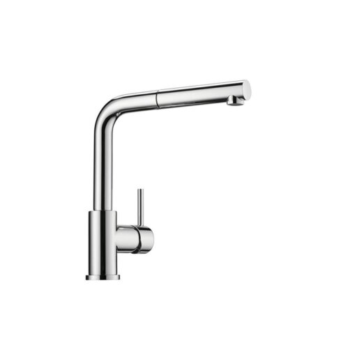 Naber LINEA Küchenarmatur Arco 2 mit ausziehbarem Auslauf Chrom Niederdruck