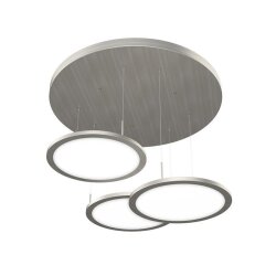 LUMICA Plate 3R LED edelstahlfarbig eloxiert