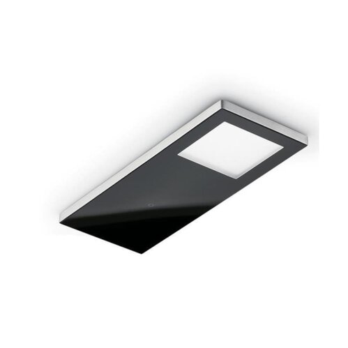 LUMICA Vetro LED Einzelleuchte ohne Schalter, schwarz