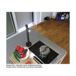 Kochfeldleuchte Sargo schwarz, Elektra LD 8072 HOB warm-weiß (3000 K)