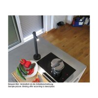 Kochfeldleuchte Sargo schwarz, Elektra LD 8072 HOB warm-weiß (3000 K)
