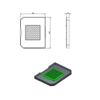 Naber Biodeckel, anthrazit, für 230 x 191 mm Eimer