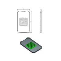Naber Biodeckel, anthrazit, für 183 x 302 mm Eimer