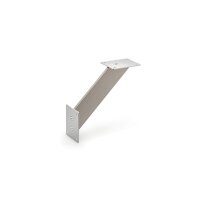 Korfu 3, Konsole, edelstahlfarbig, H 220 mm