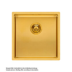 Reginox Einbaubecken Miami 40x40 Gold
