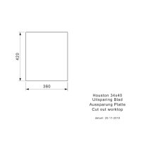 Reginox Einbaubecken Houston 34x40 Edelstahl poliert