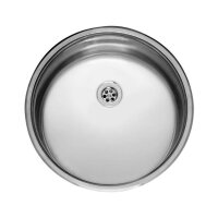 Reginox Clean & Care Einbaubecken L18 390 VP-CC Edelstahl (304) 10 cm tief ohne Überlauf