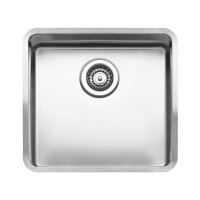 Reginox Clean & Care Einbaubecken Kansas 40x40 CC Edelstahl (304) ohne Überlauf