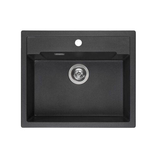 Reginox Einbaubecken Amsterdam 54 Regi-Granit Black Silvery