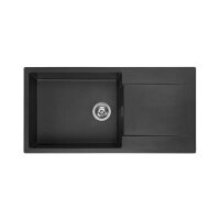 Reginox Einbauspüle Amsterdam 540 Regi-Granit Black Silvery
