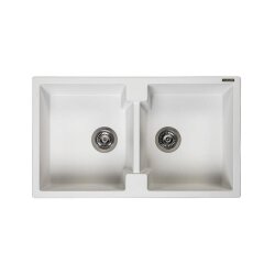 Reginox Einbaubecken Amsterdam 20 Regi-Granit Pure White