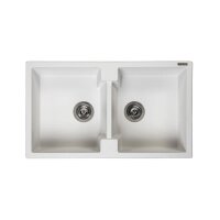 Reginox Einbaubecken Amsterdam 20 Regi-Granit Pure White