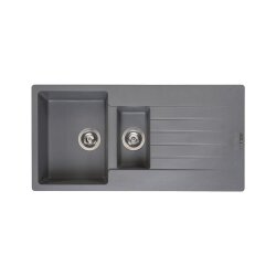 Reginox Einbauspüle Harlem 15 Regi-Granit Grey Silvery