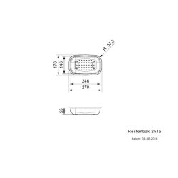 Reginox Restebecken Edelstahl 2515 Morena