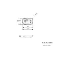 Reginox Restebecken Edelstahl 2515 Morena