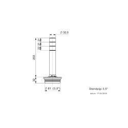 Reginox Standrohrventil 3,5 "