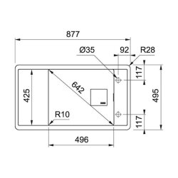 Franke Einbauspüle Fresno FSG 611 Fragranit+